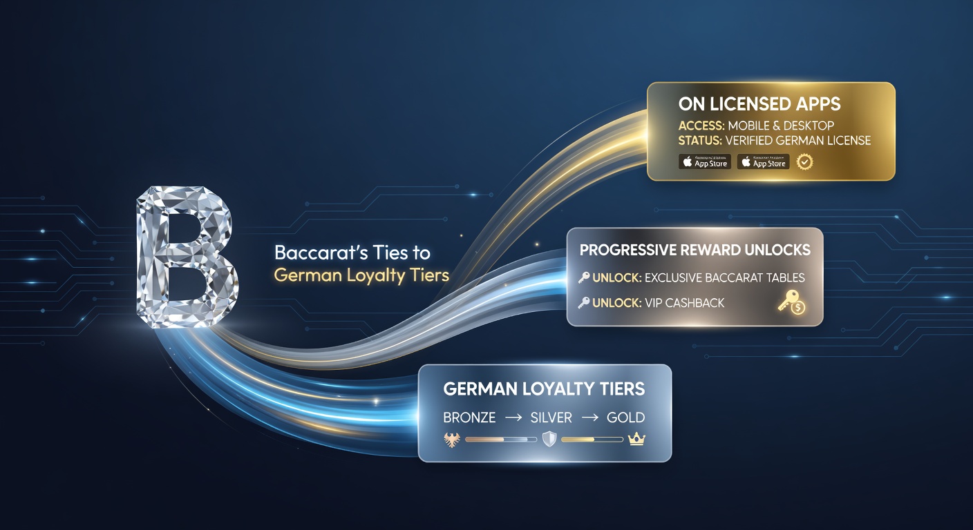 Baccarat-Tisch mit Treuepunkte-Anzeige in einer deutschen Casino-App