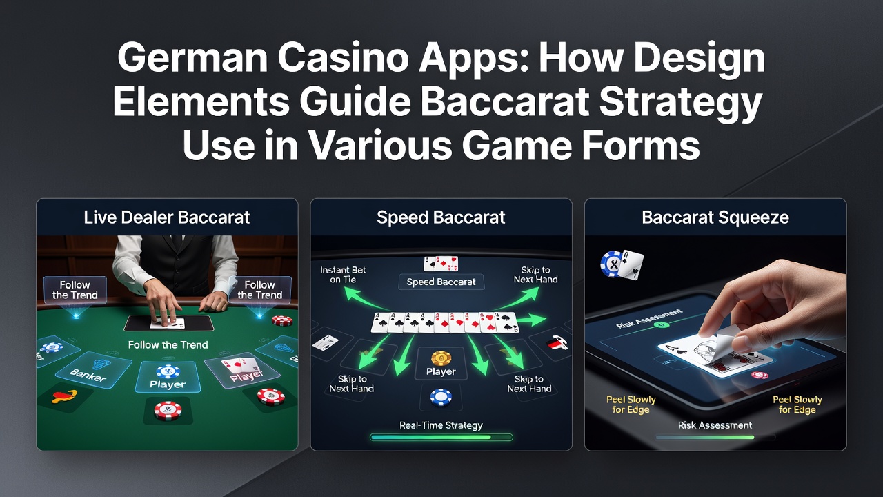 Übersicht über Designelemente in deutschen Casino-Apps für Baccarat