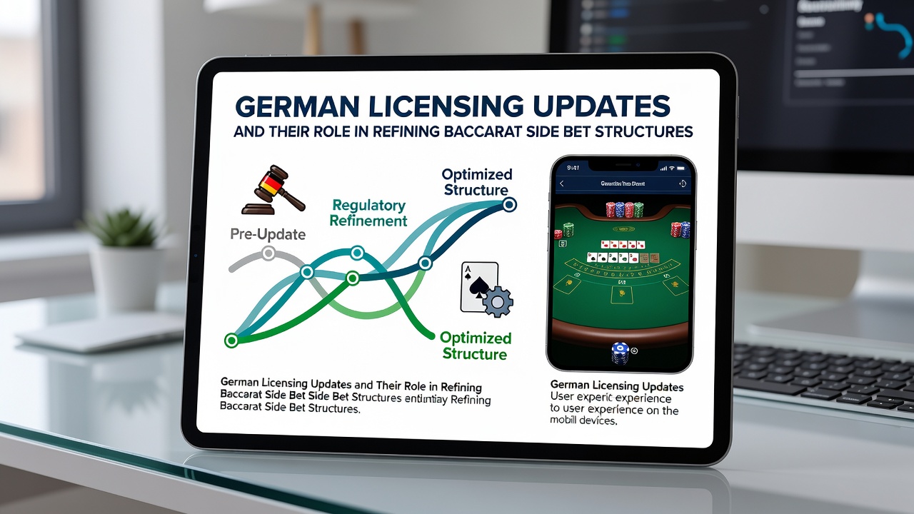 Darstellung mobiler Baccarat-Interfaces mit Fokus auf Side-Bet-Optionen unter deutschen Lizenzbedingungen