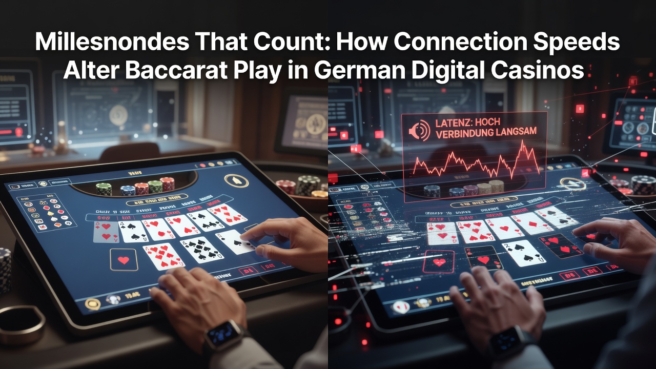 Verbindungsgeschwindigkeiten beeinflussen Live-Baccarat-Sessions in deutschen Casinos
