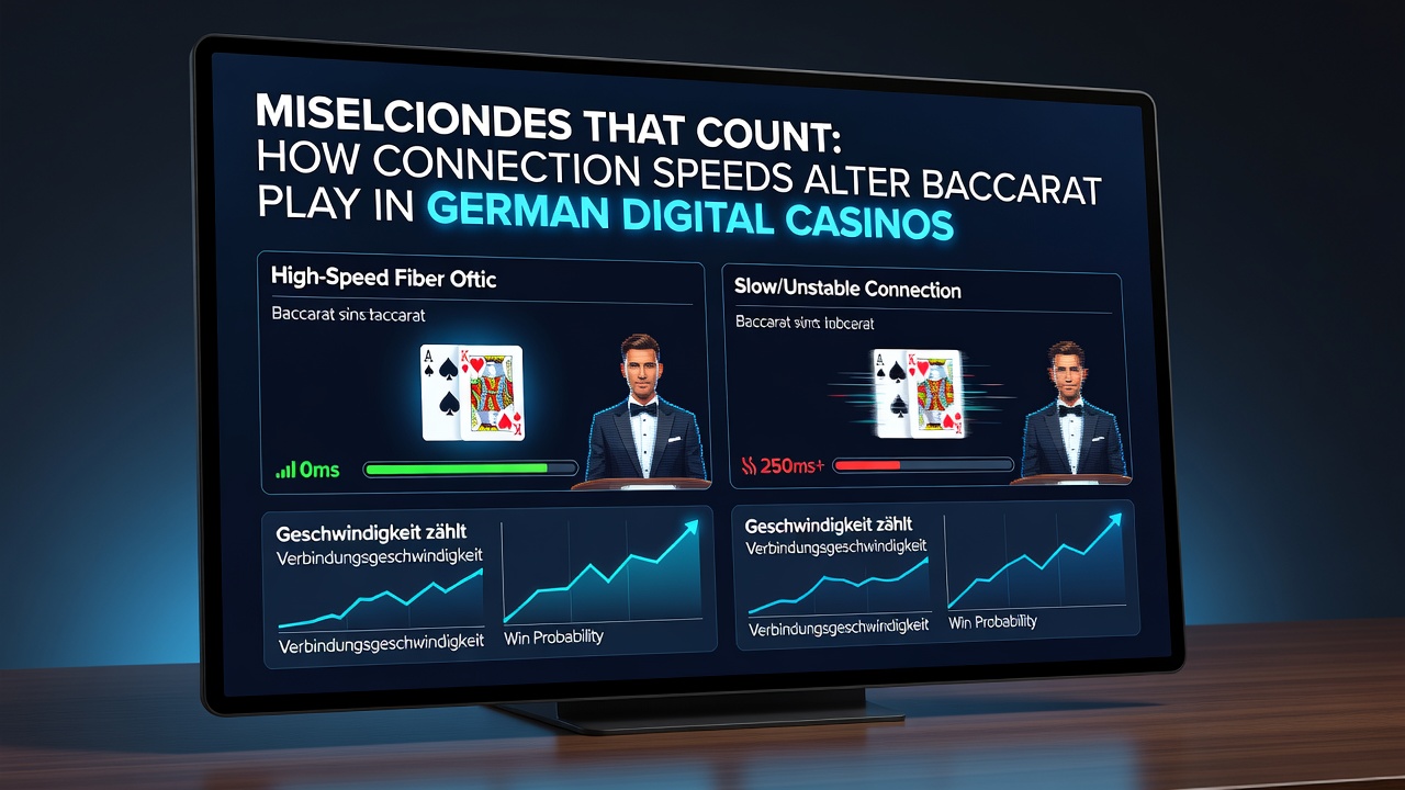 Netzwerktests zeigen Latenzunterschiede bei Baccarat-Streams