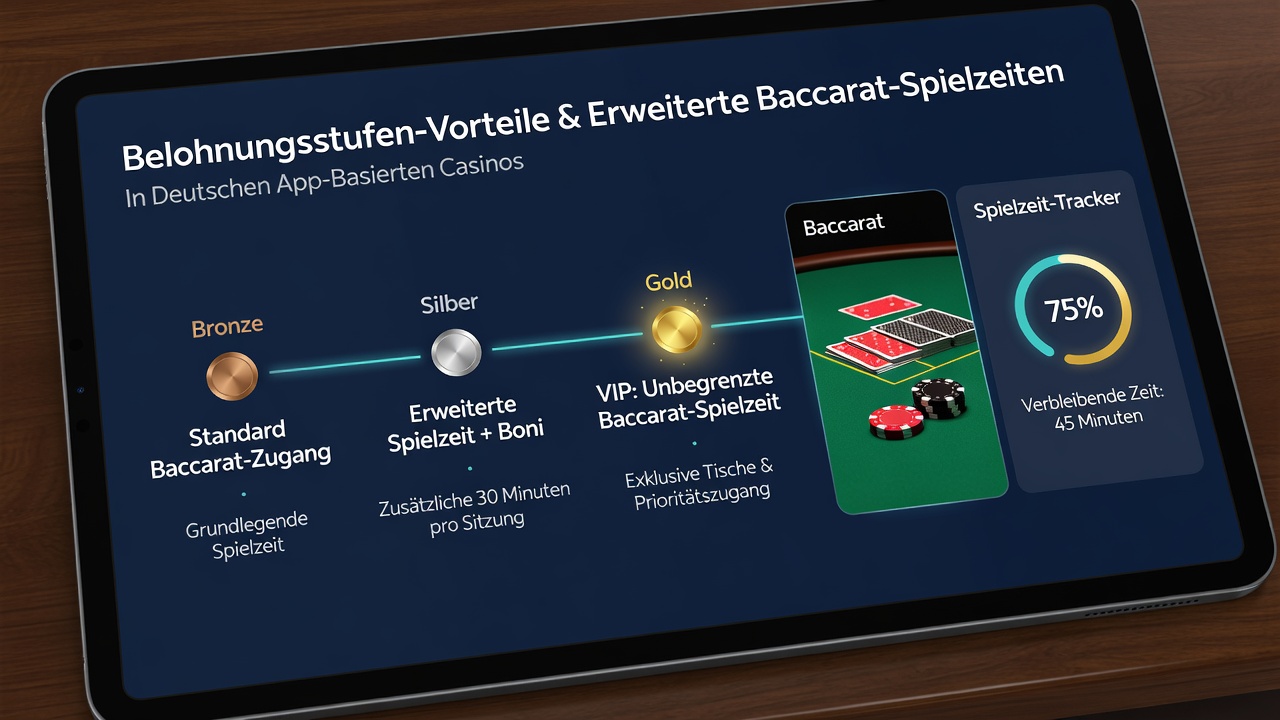 Datenanalyse zu Stufenbelohnungen und Baccarat-Dauer